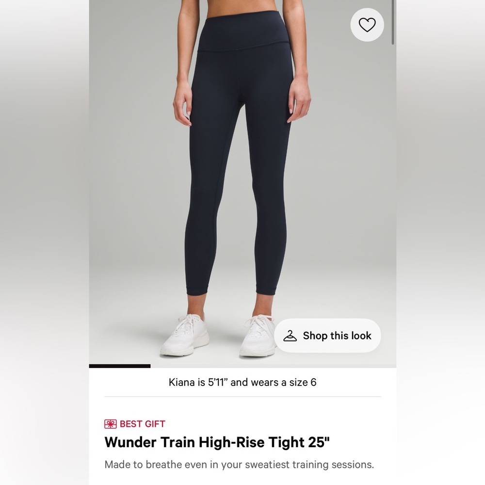 Lululemon Wunder train high rise leggings